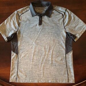 Lululemon athletica Men’s XL Gray Short Sleeve Polo
